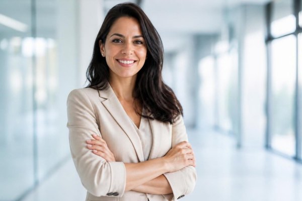 Mulher analisando opções de Plano de Saúde Pessoa Física